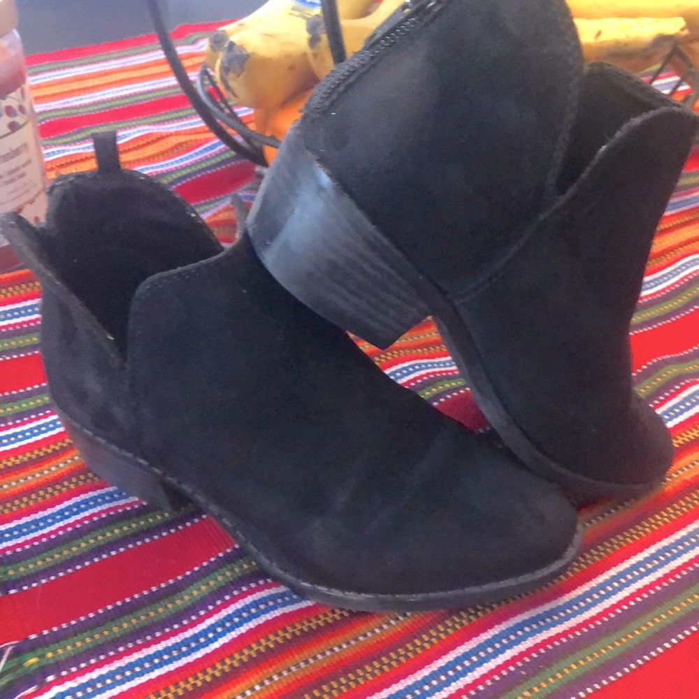 Youth size 13 black booties